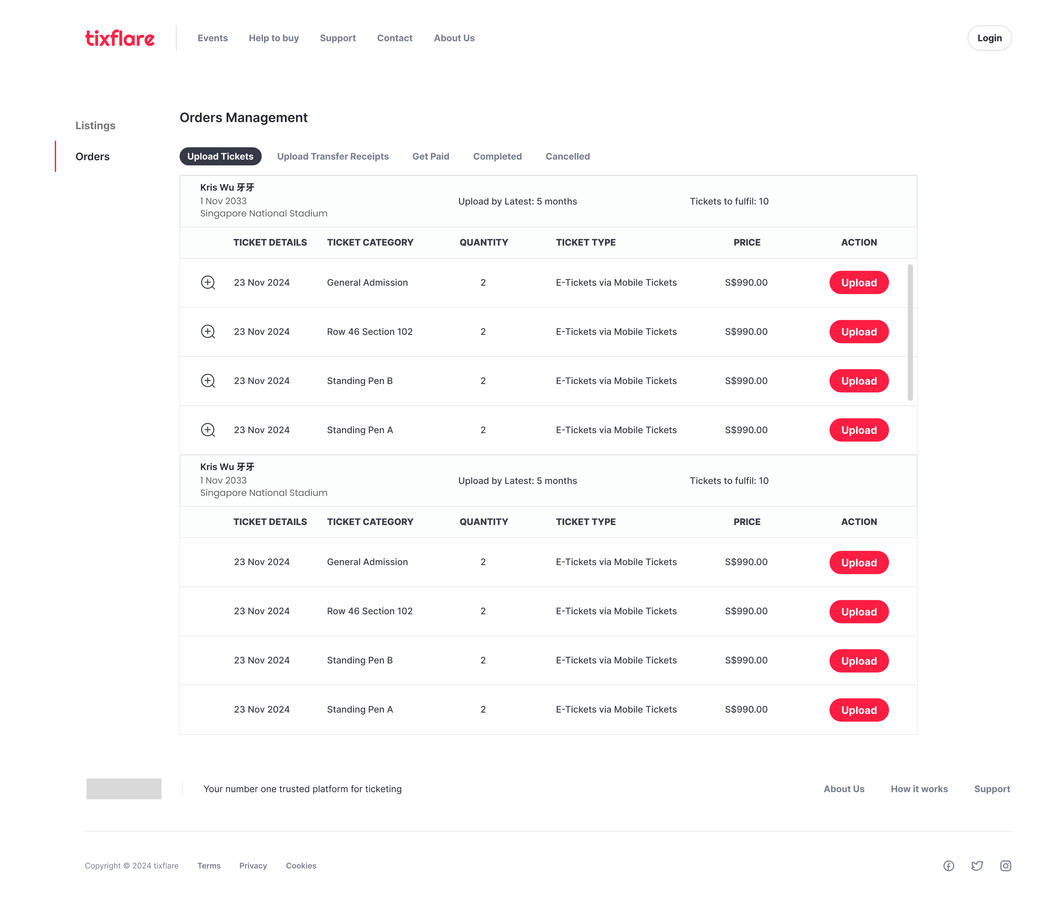 Seller Dashboard