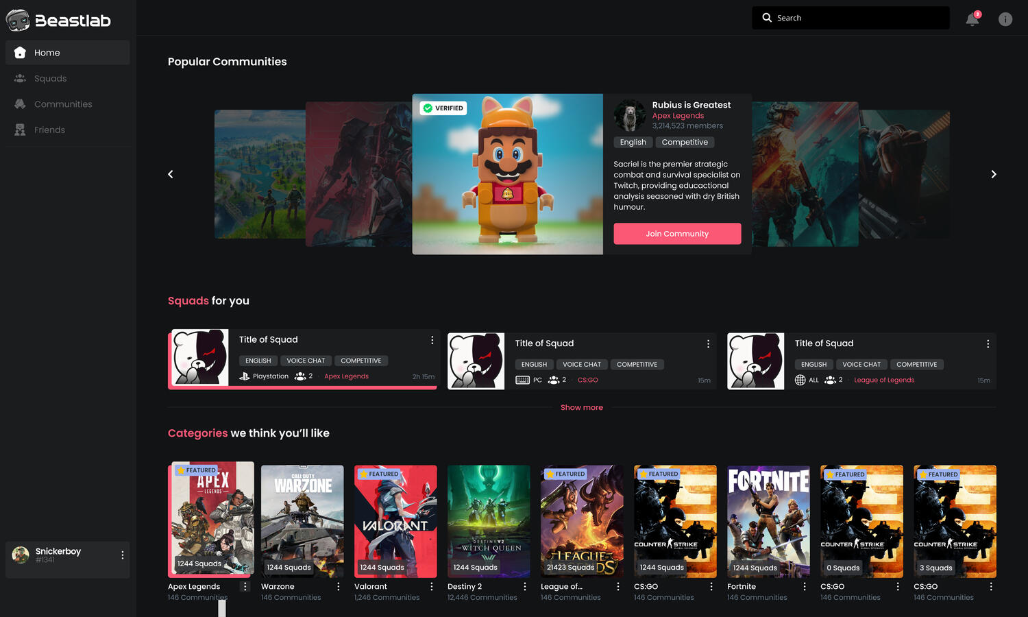 Landing Page